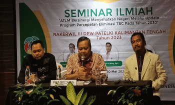 Seminar Ilmiah dan Rapat Kerja Wilayah ke III DPW Persatuan Ahli Teknologi Laboratorium Medik Indonesia Kalimantan Tengah, Sabtu, 20 Mei 2023.