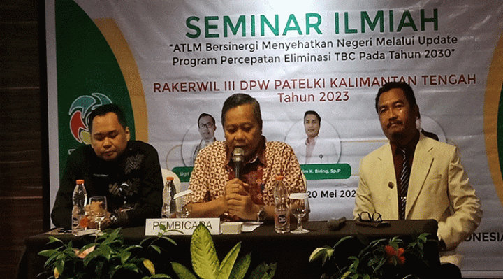 Seminar Ilmiah dan Rapat Kerja Wilayah ke III DPW Persatuan Ahli Teknologi Laboratorium Medik Indonesia Kalimantan Tengah, Sabtu, 20 Mei 2023.