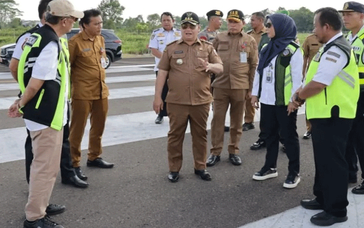 Ini Cara Mengembangkan Bandara H Asan Agar Pesawat Airbus Bisa Mendarat