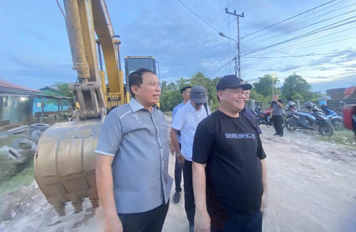 Halikinnor Tinjau Jalan Metro TV Sampit