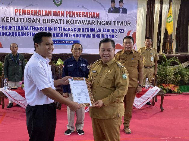522 Pegawai Honorer Kotim Diangkat Menjadi P3K