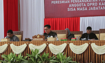 DPRD Seruan menggelar Rapat Paripurna dipimpin Wakil Ketua I DPRD Seruyan H Bambang Yantoko.