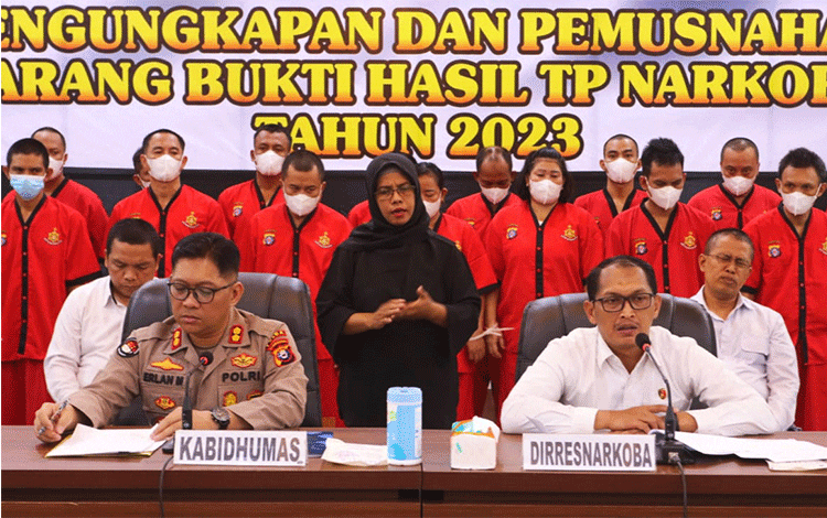 Polda Kalteng Ungkap TPPU Narkoba Senilai Rp530 Juta
