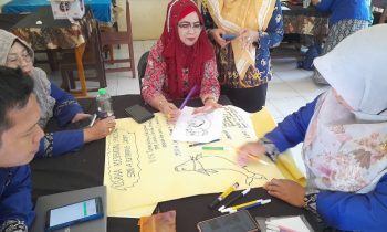 Draft Maskot UKS SDN 4 Ketapang Sampit, Si Jela kreasi para guru sekolah itu.