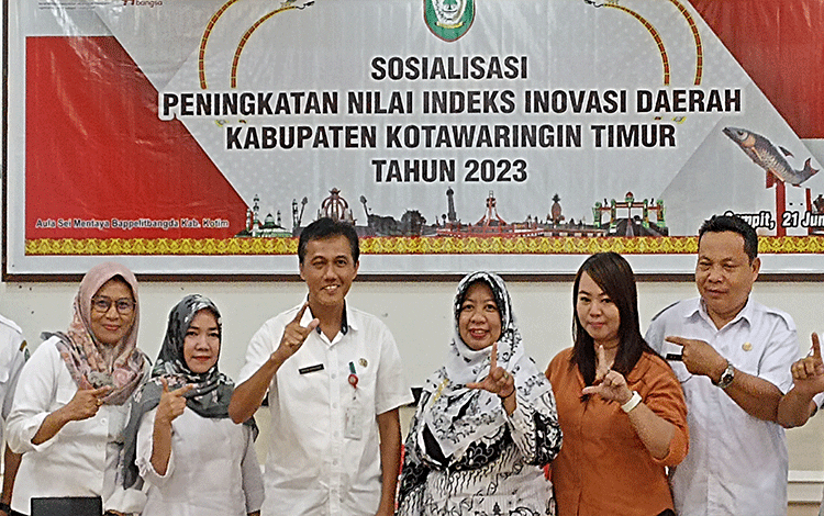 Serbuk Bawang Dayak SDN 4 Ketapang Dipuji Bappelitbangda Kotim