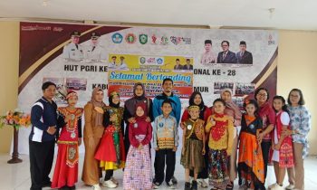 Foto bersama para peserta menyanyi tunggal FLS2N Tingkat Kabupaten Kotim pada 29 31 Mei 2023.