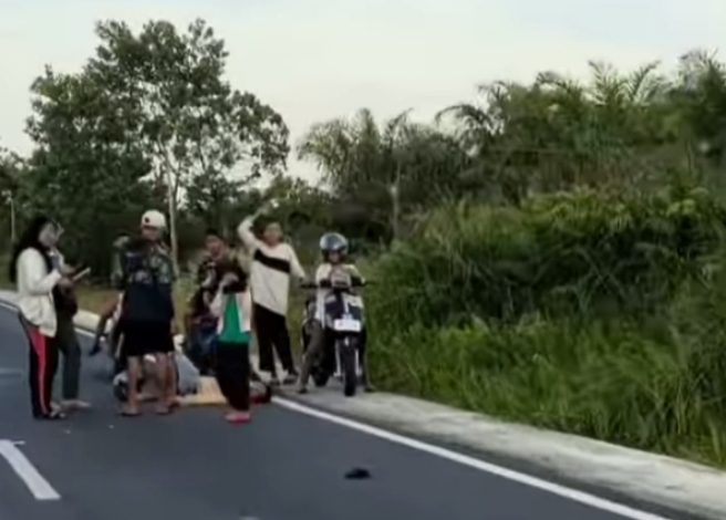 Pembalap Liar di Sampit Kocar-kacir, Satu Keluarga Menjadi Korban