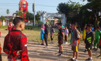 Para peserta cabor atletik O2SN Tingkat Kabupaten Kotim di Stadion 29 Nopember Sampit pada 29 31 Mei 2023.