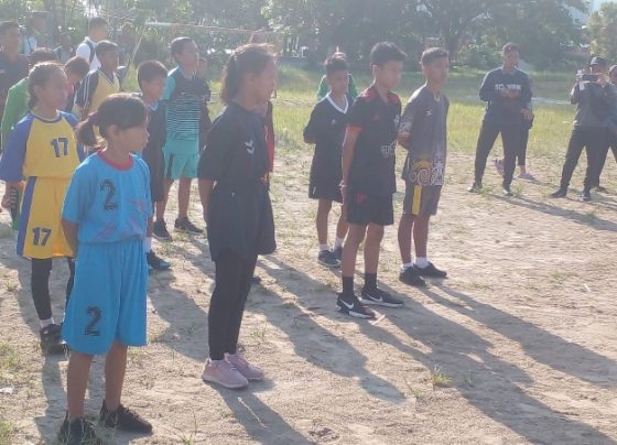 Para peserta cabor atletik O2SN Tingkat Kabupaten Kotim di Stadion 29 Nopember Sampit pada 29 31 Mei 2023. 1