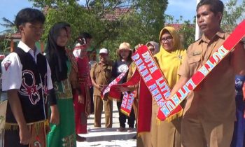 Pengukuhan empat duta sekokah SMP Negeri 4 Sampit, Selasa, 6 Juni 2023.