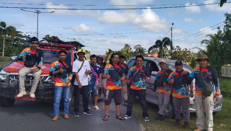 Pengurus dan Anggota PWI Katingan Ikuti Expedisi Jelajah Wisata Riam Jerawi 2023
