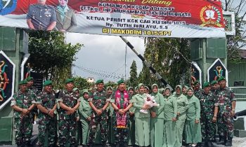 Pisah sambut pergantian pimpinan Kodim 1015 Sampit, Rabu 14 Juni 2023.
