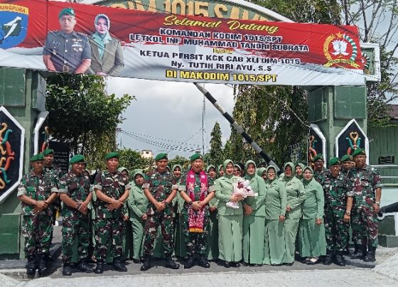 Pisah sambut pergantian pimpinan Kodim 1015 Sampit, Rabu 14 Juni 2023.