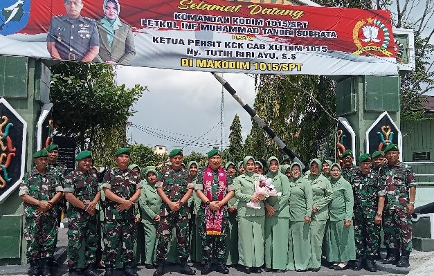 Pisah sambut pergantian pimpinan Kodim 1015 Sampit, Rabu 14 Juni 2023.