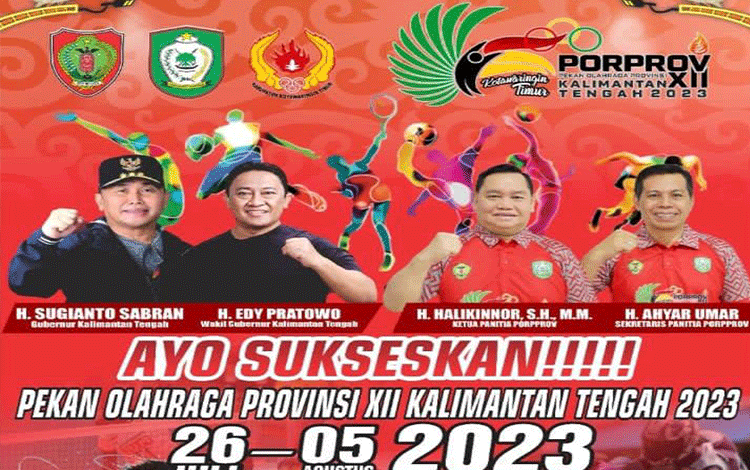 Saksikan! Ini Daftar Venue dan Jadwal Porprov Kalteng 2023 di Kotim Part 1