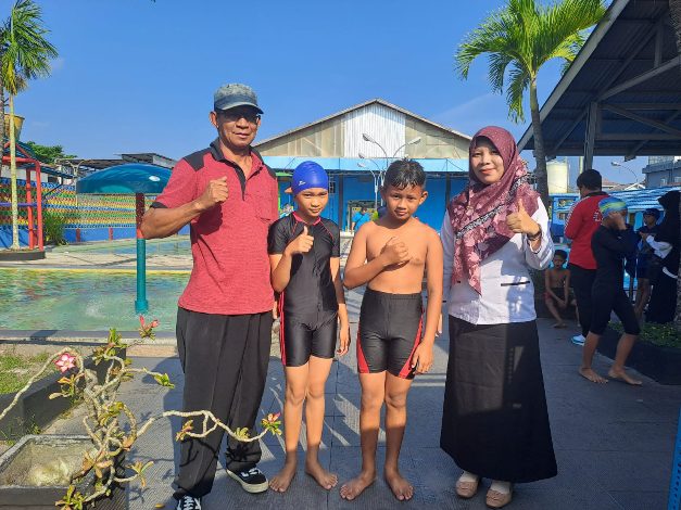 Siswa SDN 3 Kobes Hilir Juara 2 Renang Putera O2SN Tingkat Kabupaten Kotim
