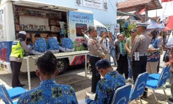 Sosialisasi Satlantas Polres Kotim kepada anak di bawah umur melalui sekolah.