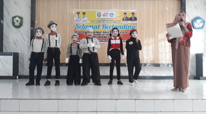 Tim siswasiswi juara 1,2,3 pantomim FLS2N Tingkat Kabupaten Kotim 29 31 Mei 2023.