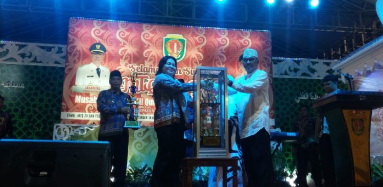 Kecamatan Katingan Tengah Juara Umum MTQ dan FSQ Tingkat Kabupaten Katingan