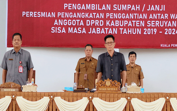 Fraksi di DPRD Seruyan Sepakat Bahas Raperda Pemilihan Kepala Desa