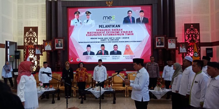 Pengurus Masyarakat Ekonomi Syariah Kotim Dilantik, Ini Program yang akan Dilakukan