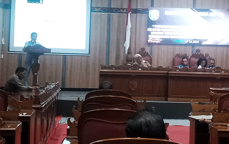 Bapemperda DPRD Kotim Sampaikan Hasil Pembahasan Raperda Penanggulangan Kebakaran dan Penyelamatan