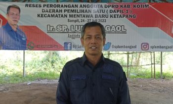Anggota DPRD Kotim Dapil I, Sihol Parningotan Lumban Gaol