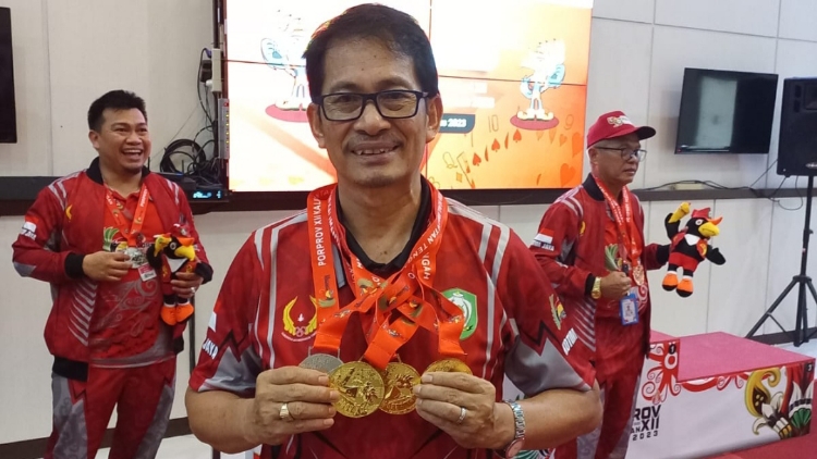 Atlet Bridge Kotim ini Borong 3 Medali Emas dan 1 Perak Porprov Kalteng 2023