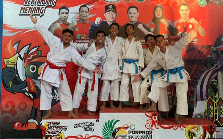 Update Perolehan Medali Porprov Kalteng 2023: Karate Kotim Sumbang 6 Emas