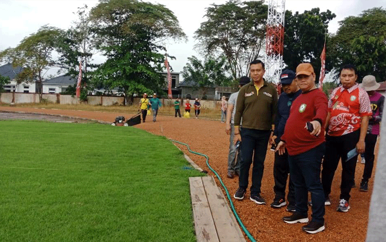 Halikinnor Pimpin Gotong Royong Bersihkan Venue Cabor Porprov Kalteng 2023