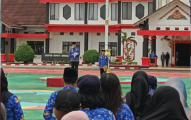 Pimpin Apel Gabungan, Ini Poin-poin yang Disampaikan Bupati Murung Raya