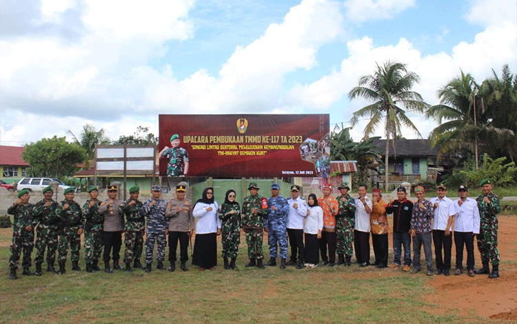 Wabup Seruyan Resmi Buka TMMD ke-117