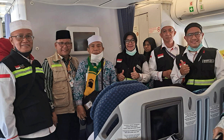 Kedatangan Jemaah Haji Kalteng Mendapat Perhatian Sejumlah Pihak