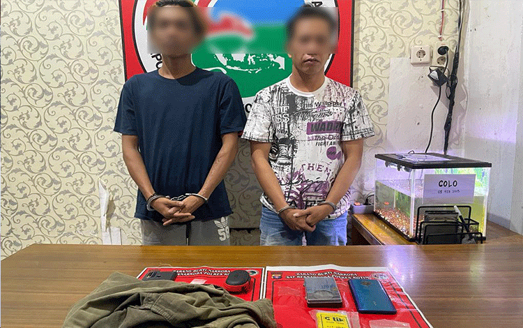 Polres Kotim Bekuk Dua Budak Sabu
