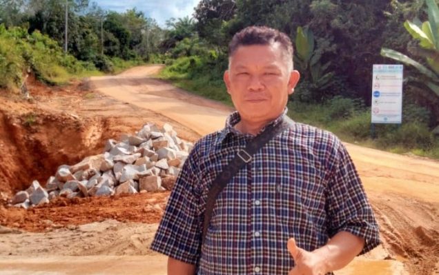 Ketua LSM Forum Rakyat Membangun Perwakilan Kalteng, Kristiawan Bangkan.