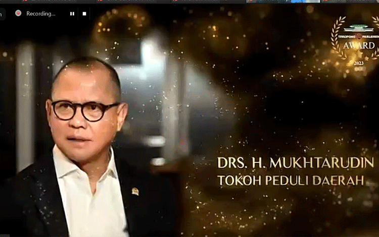 Mukhtarudin Raih Penghargaan Teropong Parlemen Award 2023
