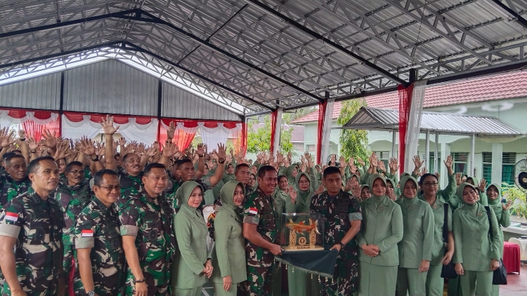 Pangdam XII Tanjungpura Kunjungi Kodim 1015 Sampit, Ini Pesan untuk Prajurit