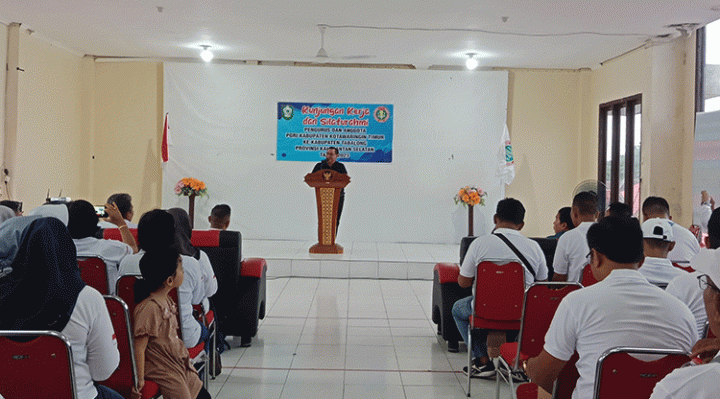 Pelepasan Kontingen PGRI Kotim ke PGRI Tabalong, Kalsel Rabu, 5 Juli 2023.