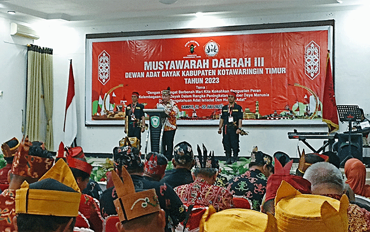 Musda III DAD Kotim Momentum Tanamkan Persatuan dan Kesatuan demi Stabilitas Daerah