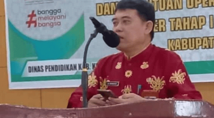 Plt Kepala Dinas Pendidikan Kotim Muhammad Irfansyah.