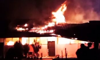 SDN 9 Langkai, Kota Palangka Raya terbakar pada Senin malam, 24 Juli 2023.