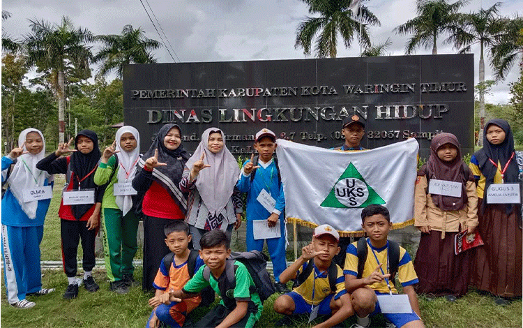 SMPN 4 Sampit Kenalkan Ilmu Lingkungan Hidup kepada Siswa Baru saat MPLS