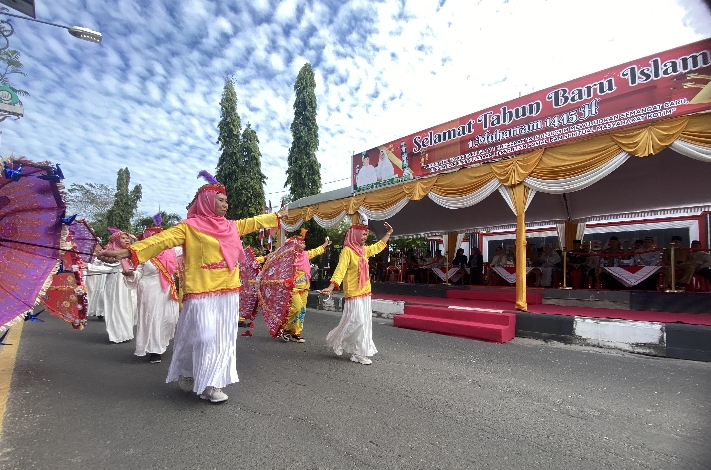6.200 Orang Peserta Ramaikan Pawai Tahun Baru Islam di Sampit