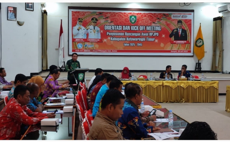Pemkab Kotim Bekerja Sama dengan LPPM UPR Susun Ranwal RPJPD 2025-2045