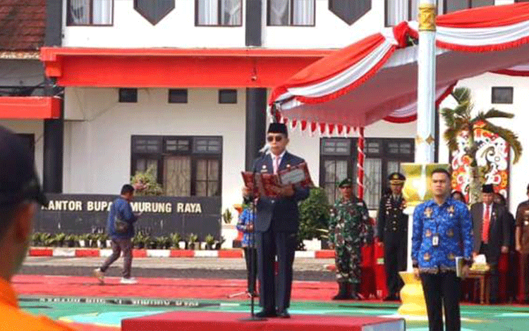 Peringati Hari Lahir Pancasila, Sekda Murung Raya: Jadikan Pancasila Pegangan Hidup Sehari-Hari