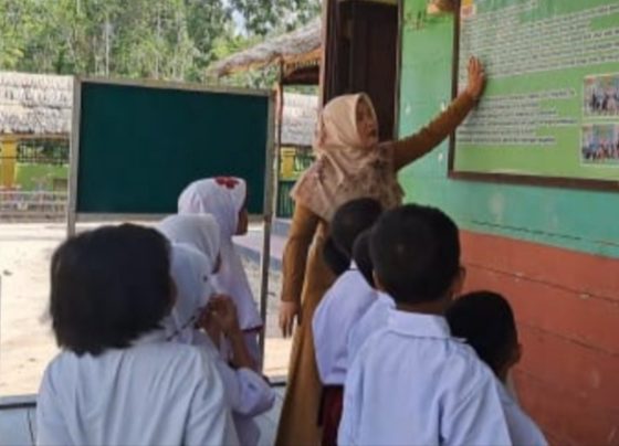 Suasana MPLS di SDN 3 Kota Besi Hilir pada 10 12 Juli 2023.