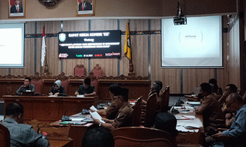 Suasana RDP Komisi III DPRD Kotawaringin Timur terkait PPDB tahun ajaran 2023 2024, Selasa, 18 Juli 2023.