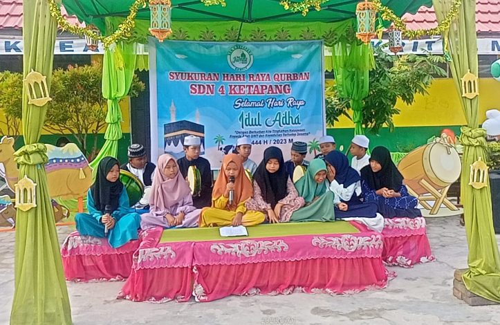 Begini Cara Siswa SDN 4 Ketapang Kumpulkan Dana untuk Berkurban