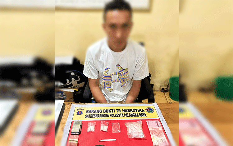 Kurir Narkoba di Palangka Raya Diringkus Polisi di Jalan Raden Saleh