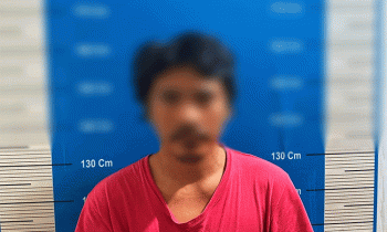 Tersangka beserta barang bukti diamankan di Mapolresta Palangka Raya.